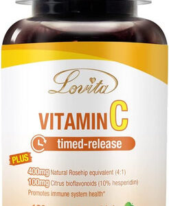 Lovita Vitamina C 1000mg Com Bioflavonóides E Rosa Mosqueta,