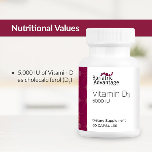 Bariátrica Advantage Vitamina D3 5.000 Ui - Vitamina D Bariá - Imagem 12
