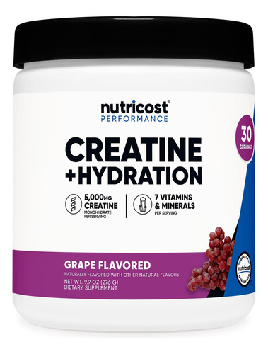 Creatina Nuecest Monohidratada + Hidratação Premium Sabor 7