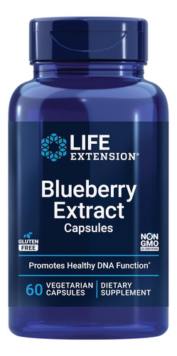 Cápsulas De Extrato De Mirtilo Life Extension - Pílulas De S