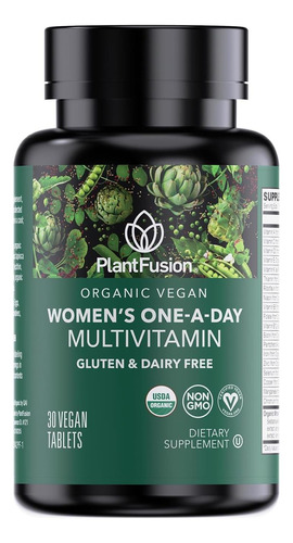 Multivitamínico Orgânico Plantfusion Para Mulheres - Uma Mis - Imagem 6