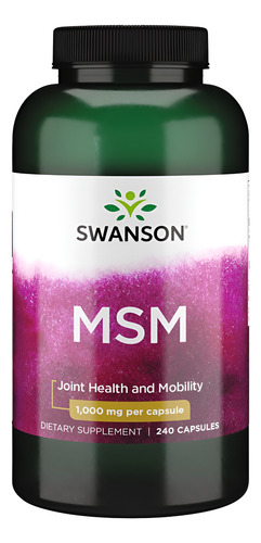 Swanson Msm - Minerais Essenciais Para Mobilidade