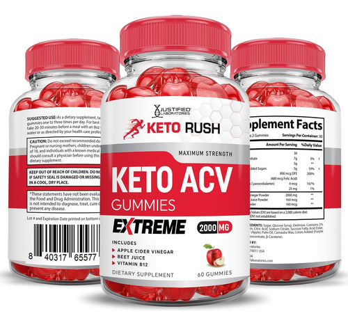 Keto Rush Keto Acv Gummies Extreme 2000mg Keto Rush Keto Gum - Imagem 7