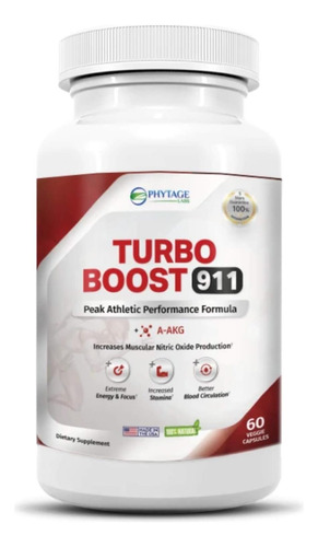 Phytage Labs Turbo Boost 911 Booster De Óxido Nítrico, Circu - Imagem 9
