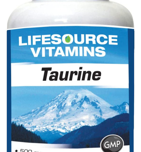 Vitaminas Lifesource Vitaminas Lifesource Taurina 500 Mg 100 - Imagem 3