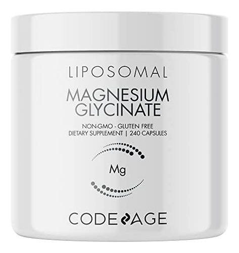 Suplemento De Glicinato De Magnésio Lipossomal Codeage, Sup - Imagem 6