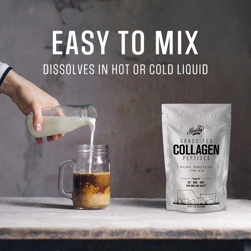 Colágeno Em Pó Hearthy Foods 500ml - 18g De Proteína Tipo Ha - Imagem 7