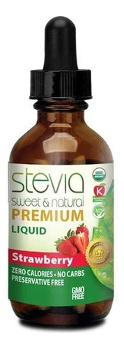 Stevia International Natural Morango Stevia 1 Oz Líquido - Imagem 2