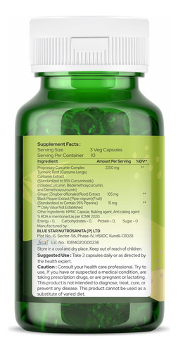 Zing Orgânico Cúrcuma Orgânica Com Gengibre E Bioperine 2250