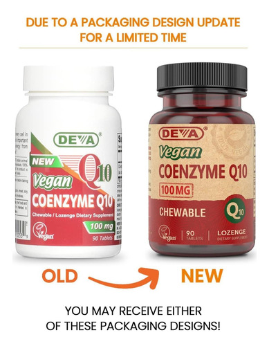 Deva Vegan Vitaminas Coenzima Qmg Potente E Acessível Em Uma - Imagem 2