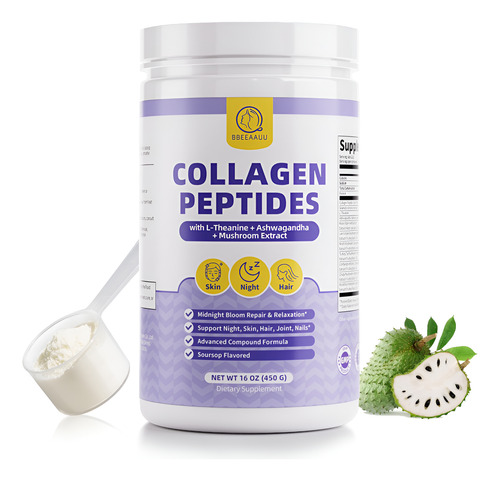 Peptídeos De Colágeno Em Pó Bbeeaauu Night Repair 450g/450ml