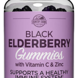 Gomas De Sabugueiro Country Farms Com Vitamina C E Zinco