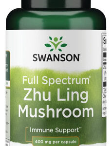 Cogumelo Swanson Zhu Ling Swanson 400 Mg 60 Cápsulas