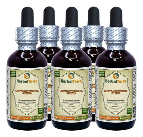 Tintura De Crisântemo Orgânico Herbal Terra Llc 300 Ml - Imagem 2
