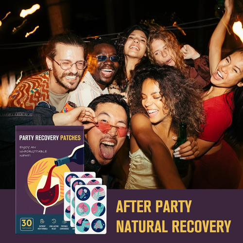 Adesivo De Recuperação Raayam Party 30 Peças Com Chá Verde - Imagem 4