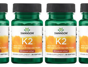 Vitamina K2 Natural Swanson Swanson 50 Mcg 30 Cápsulas