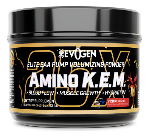Suplemento Evogen Amino K.e.m. Eaa E Bcaa Victory Punch 30 S