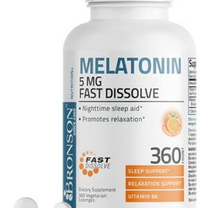 Comprimidos De Melatonina Bronson Bronson 5mg Sabor Laranja