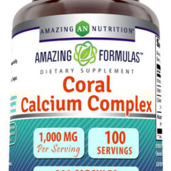 Suplemento Amazing Formulas Coral Calcium Complex 1000mg