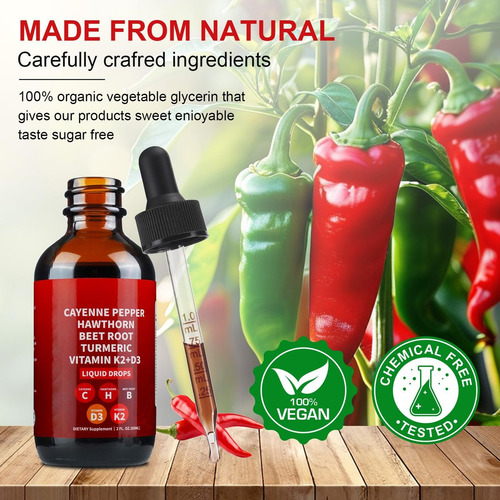 Gotas De Pimenta Caiena E Suplementos Veganos Da Daiasns - Imagem 7