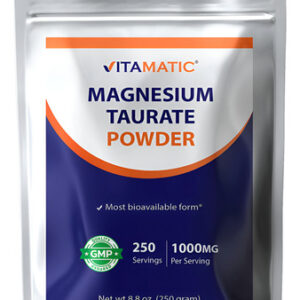 Suplemento Vitamático Taurato De Magnésio 1000mg 250g 250 Se