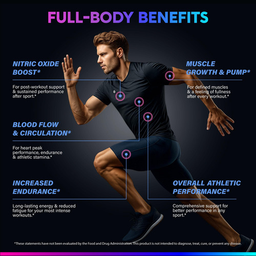 Suplemento De Óxido Nítrico Nutraharmony 2250mg 90 Cápsulas - Imagem 5