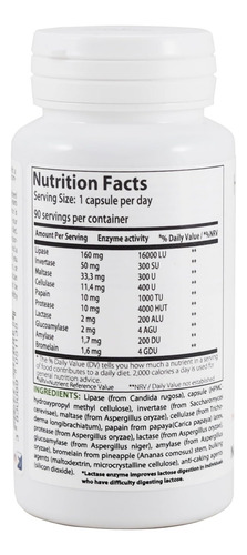 Enzimas Digestivas Heiltropfen | 90 Cápsulas Vegetais | Supl - Imagem 3