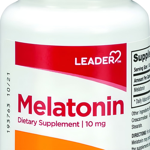 Cápsulas De Melatonina Leader 10mg 120 Cápsulas. Suplemento