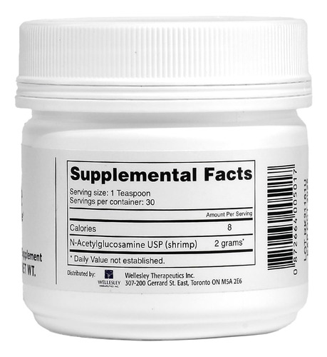 Suplemento Wellesley Therapeutics Ultimate Glucosamina 60g - Imagem 7