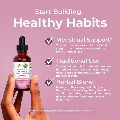 Maryruth Organics Usda Suplementos De Ervas Líquidas Para Be - Imagem 14