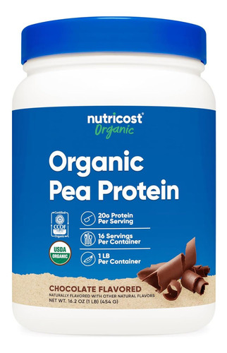 Proteína Orgânica De Nutricost Organic Powder (1 Lb) Chocola - Imagem 6