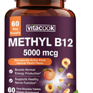 Vitacook B12 Metilcobalamina Sublingual 5000mcg Vegano