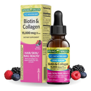 Loja Venancio&quots Biotina E Colágeno 15000mcg Sabor Frutas Ver