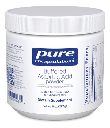 Pure Encapsulations Tamponado Ácido Ascórbico Em Pó | Suplem - Imagem 10