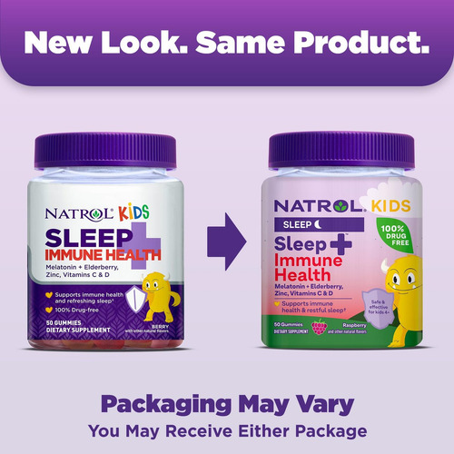 Gomas Natrol Kids Sleep+ Para Imunidade E Sono - Imagem 4