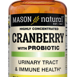 Mason Natural Cranberry Com Probióticos, 60 Comprimidos