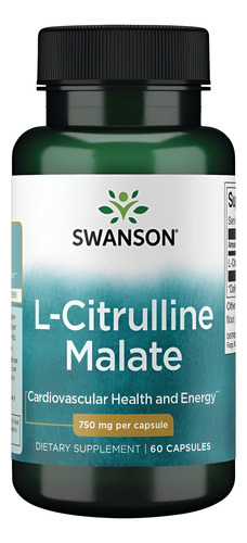 Swanson L-citrulina Malato - Suplemento Energético Natural