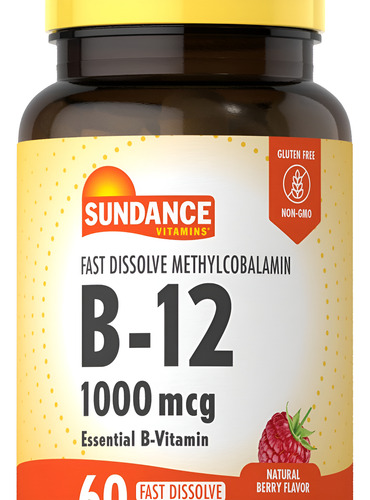 Sundance B12 1000 Mcg | Comprimidos Veganos E Sem Glúten