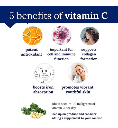 The Vitamin Shoppe Active-c Com Bioflavonoides 500 Mg - 250 - Imagem 3
