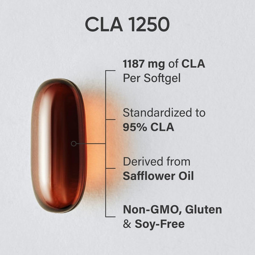 Sports Research Cla - 1250mg Com Ácido Linoléico Conjugado A - Imagem 2