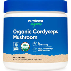 Pó De Cordyceps Orgânico Nutricost 100 Gramas - Orgânico Cer