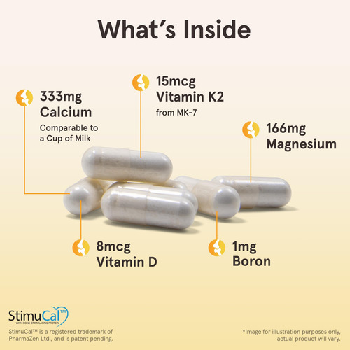 Suplemento Jarrow Formulas Boneup 120 Cápsulas Bone Support - Imagem 3