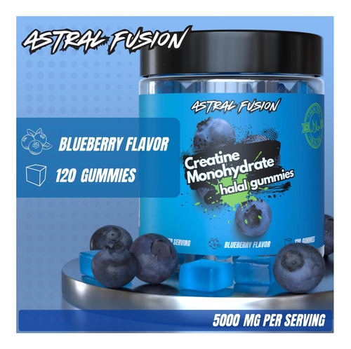 Gomas Monohidrato De Creatina Astral 5000mg Sem Açúcar - Imagem 9