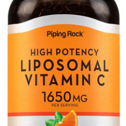 Piping Rock Lipossomal Vitamina C 1650mg | 250 Cápsulas Gela