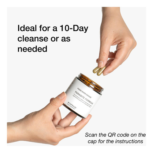 Herbal Detox Food Over Drugs Parasite Formula 60 Cápsulas - Imagem 5