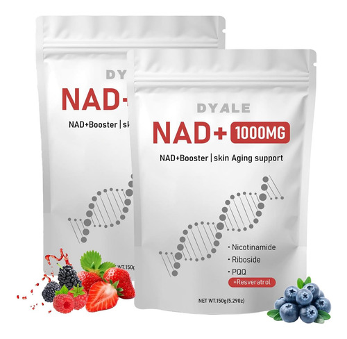 Nad+ 1000 Mg: Suplemento Com Ribosídeo De Nicotinâmida E Pqq - Imagem 6