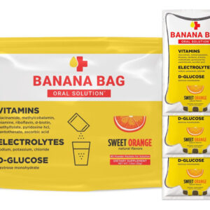 Solução Oral Em Saco De Banana: Laranja Doce (pacote Com 5)