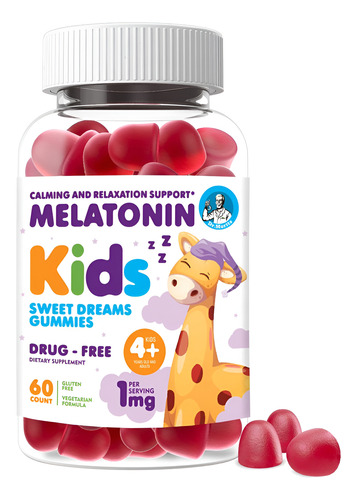 Gomas De Melatonina Dr. Moritz Para Crianças E Adultos 60