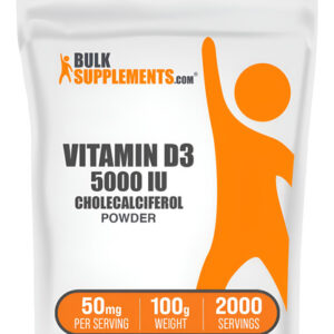 Suplemento Bulksupplements.com Vitamina D3 Em Pó 100g