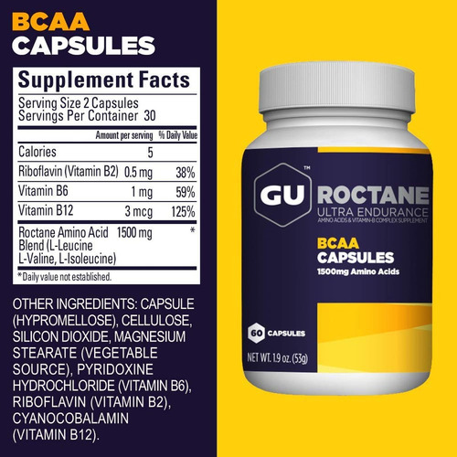 Cápsulas De Recuperação Roctane Gu Energy, 60 Unidades - Imagem 5